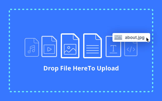 Drag and drop files to upload