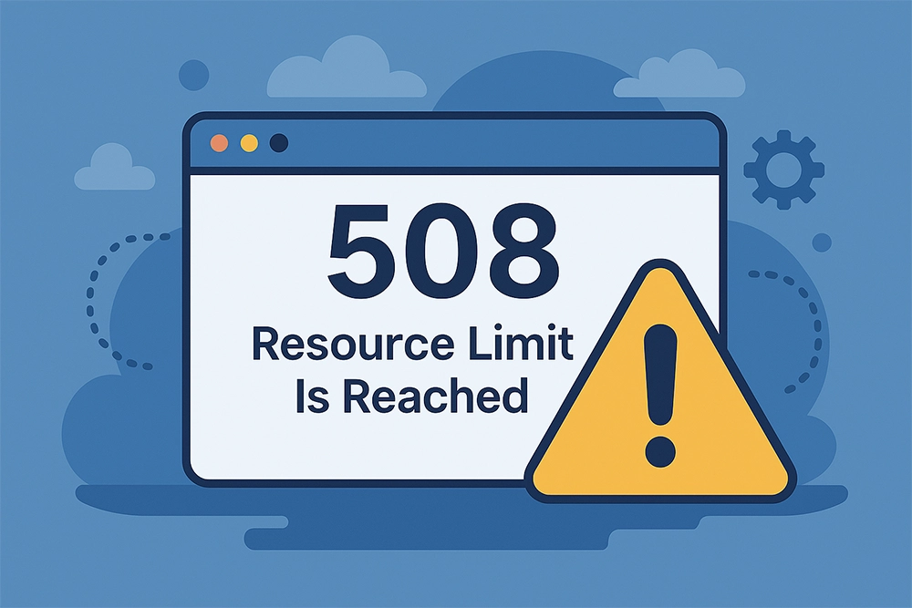  508 Resource Limit Is Reached