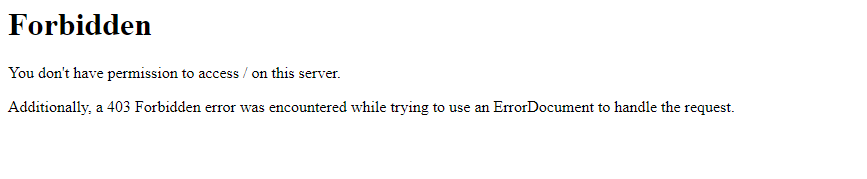 Error 403