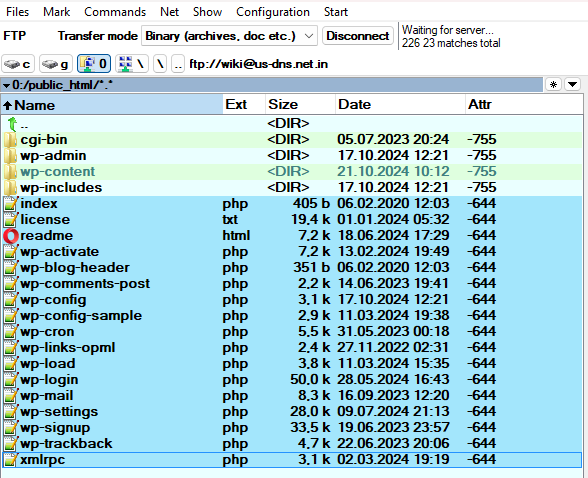 Select files or folders