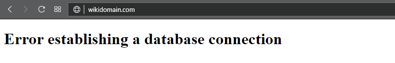 DataBase error connect